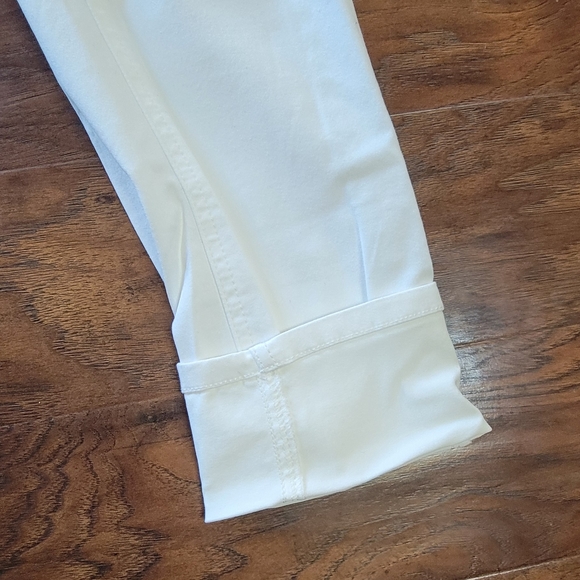White Cropped Super Stretchy Size Small Jeggings Jeans - Picture 4 of 13